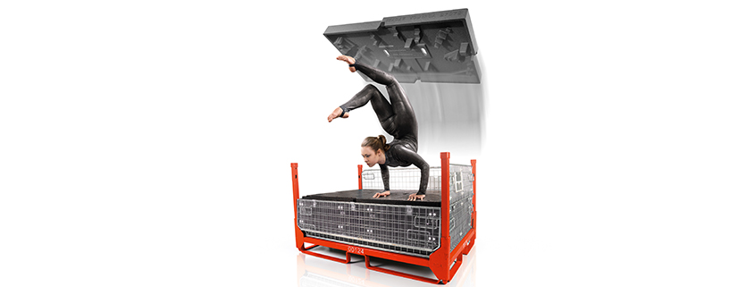 Wendebehälter als Mehrweg Transportverpackung Sonderladungsträger